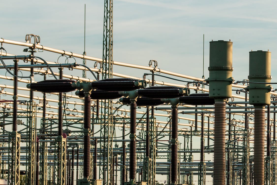 High voltage electrical substation